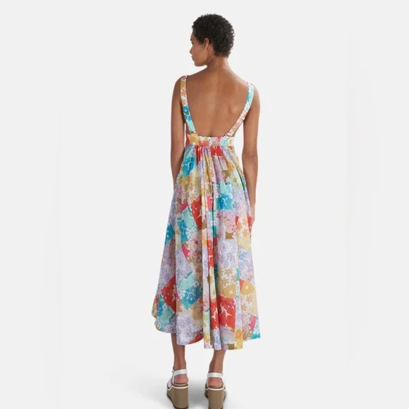 Zimmerman Bells tie front maxi